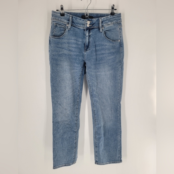 Hudson denim jeans Size 8 Straight Legs Mid Rise - Picture 1 of 6